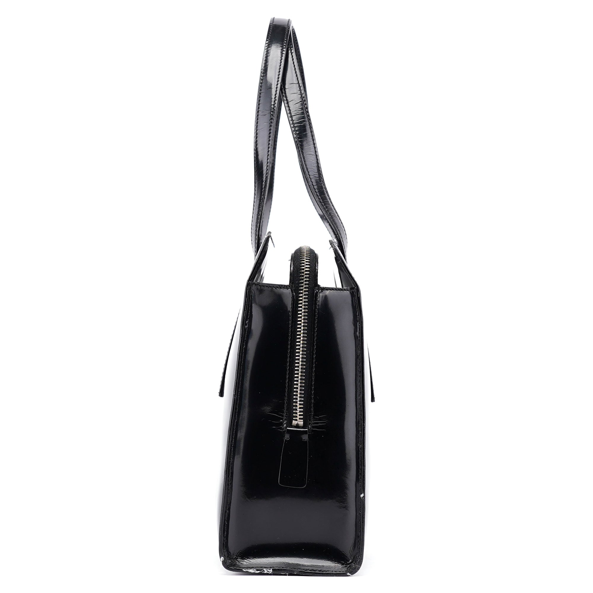 1995 Black Spazzolato Tote Bag