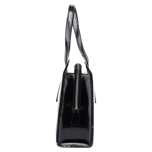 1995 Black Spazzolato Tote Bag