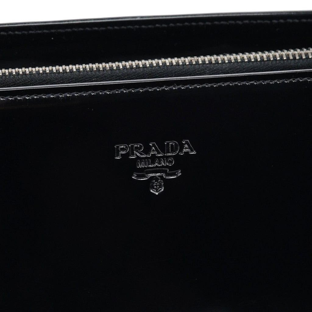 1995 Black Spazzolato Tote Bag