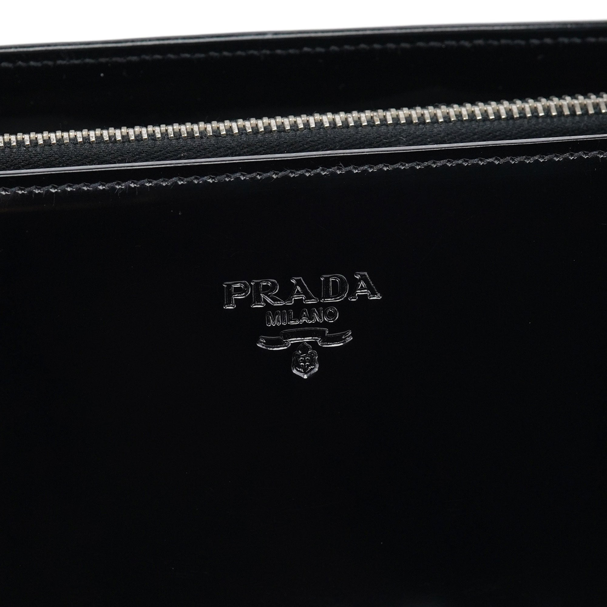 1995 Black Spazzolato Tote Bag