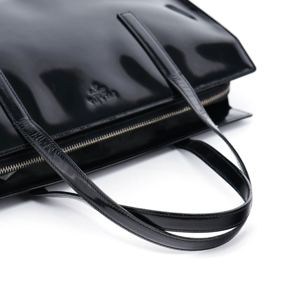 1995 Black Spazzolato Tote Bag