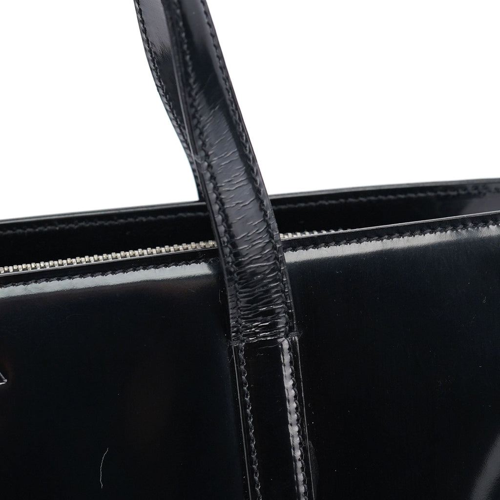 1995 Black Spazzolato Tote Bag