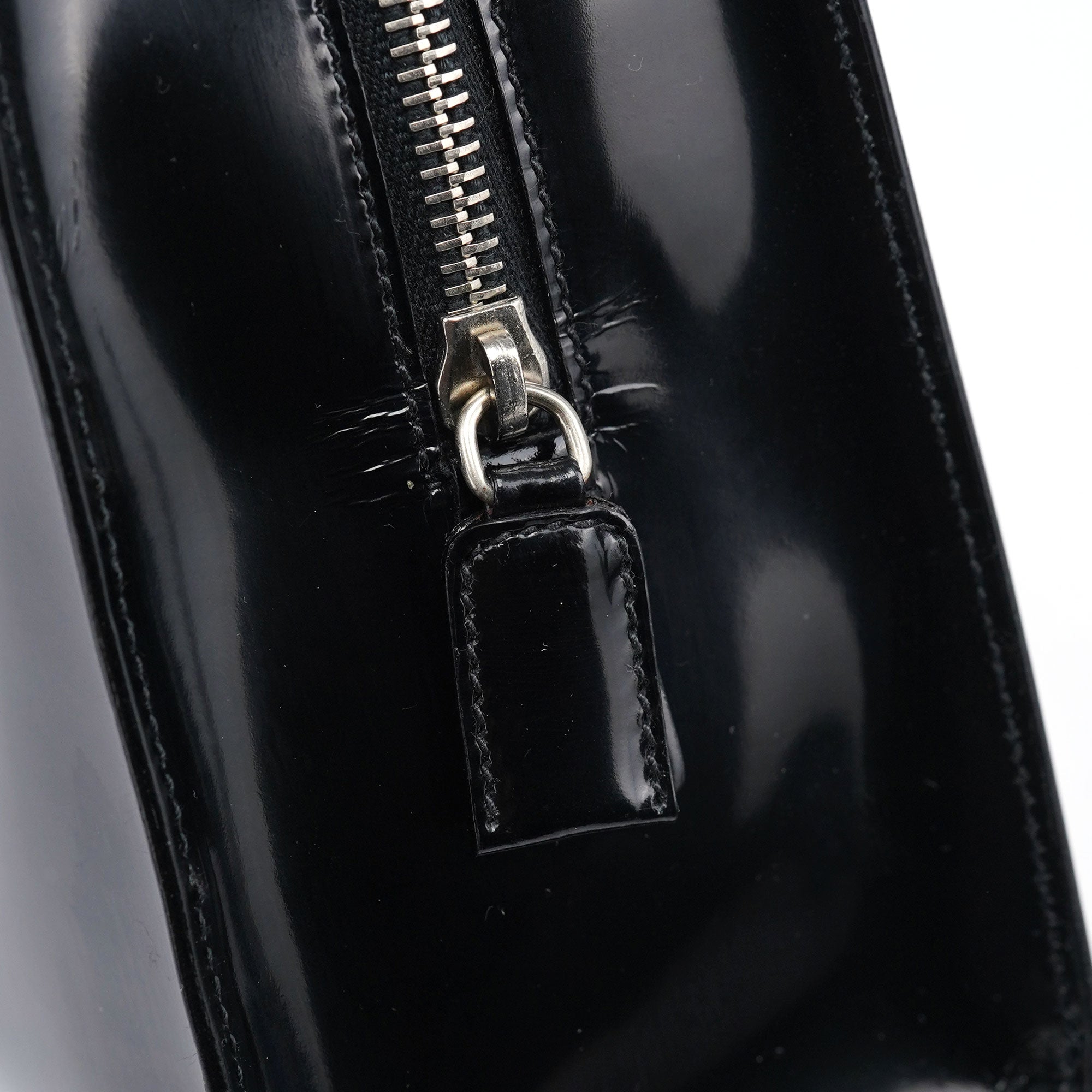 1995 Black Spazzolato Tote Bag