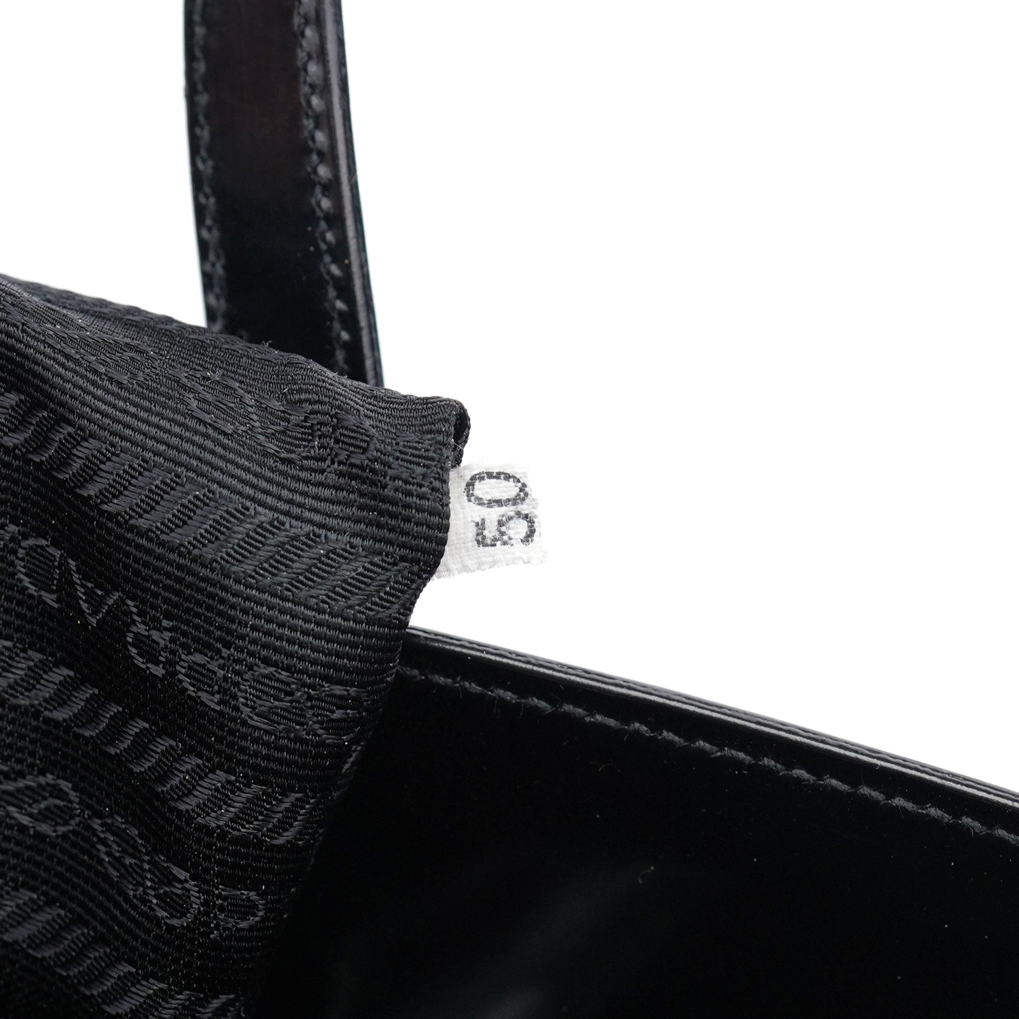 1995 Black Spazzolato Tote Bag