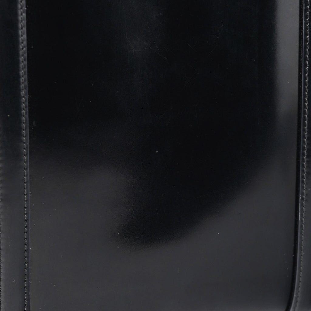 1995 Black Spazzolato Tote Bag