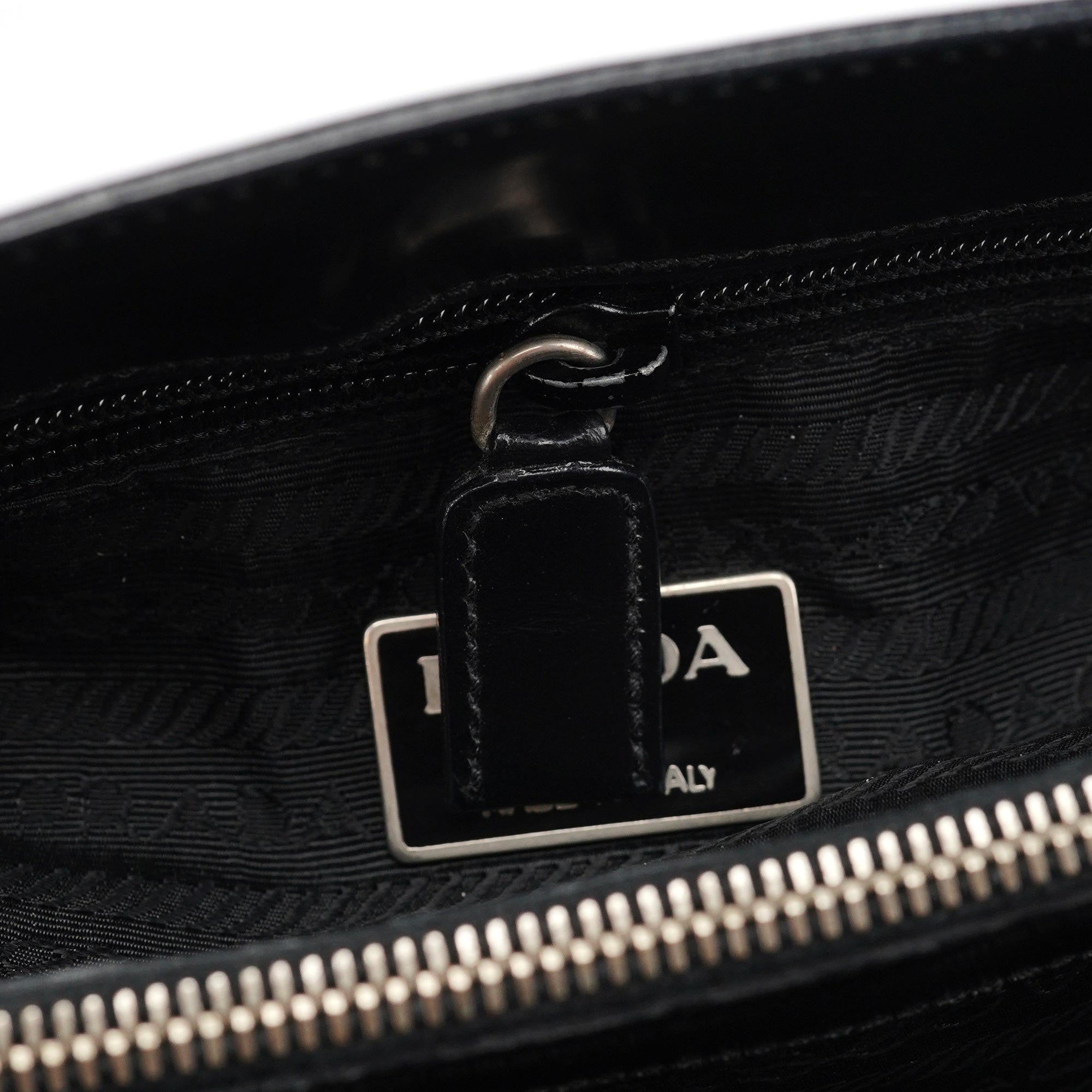 1995 Black Spazzolato Tote Bag