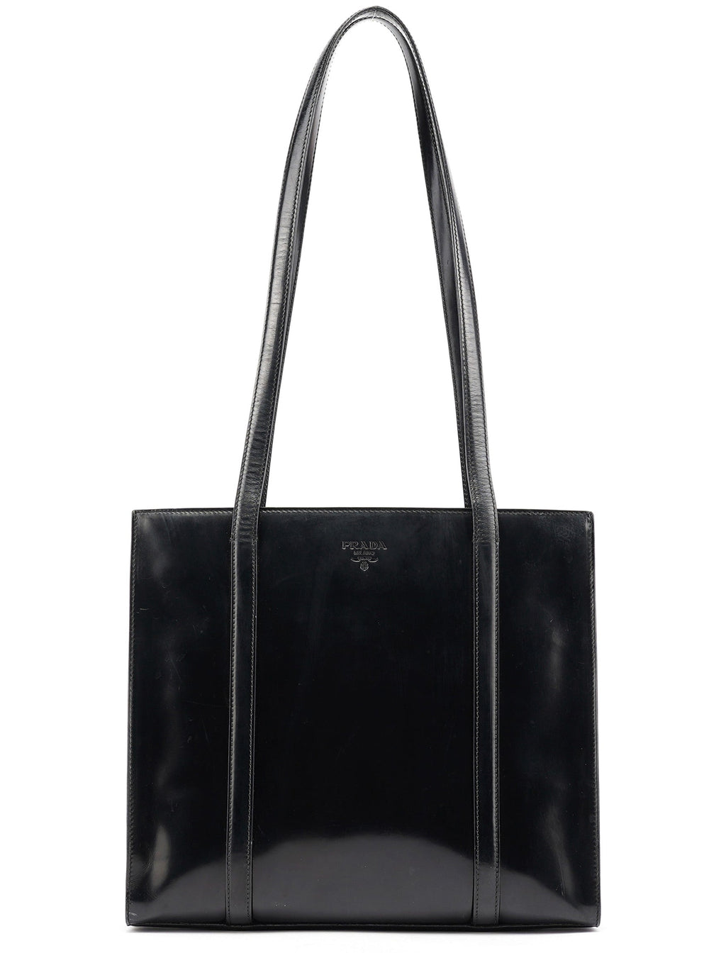 1995 Black Spazzolato Tote Bag