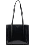 1995 Black Spazzolato Tote Bag