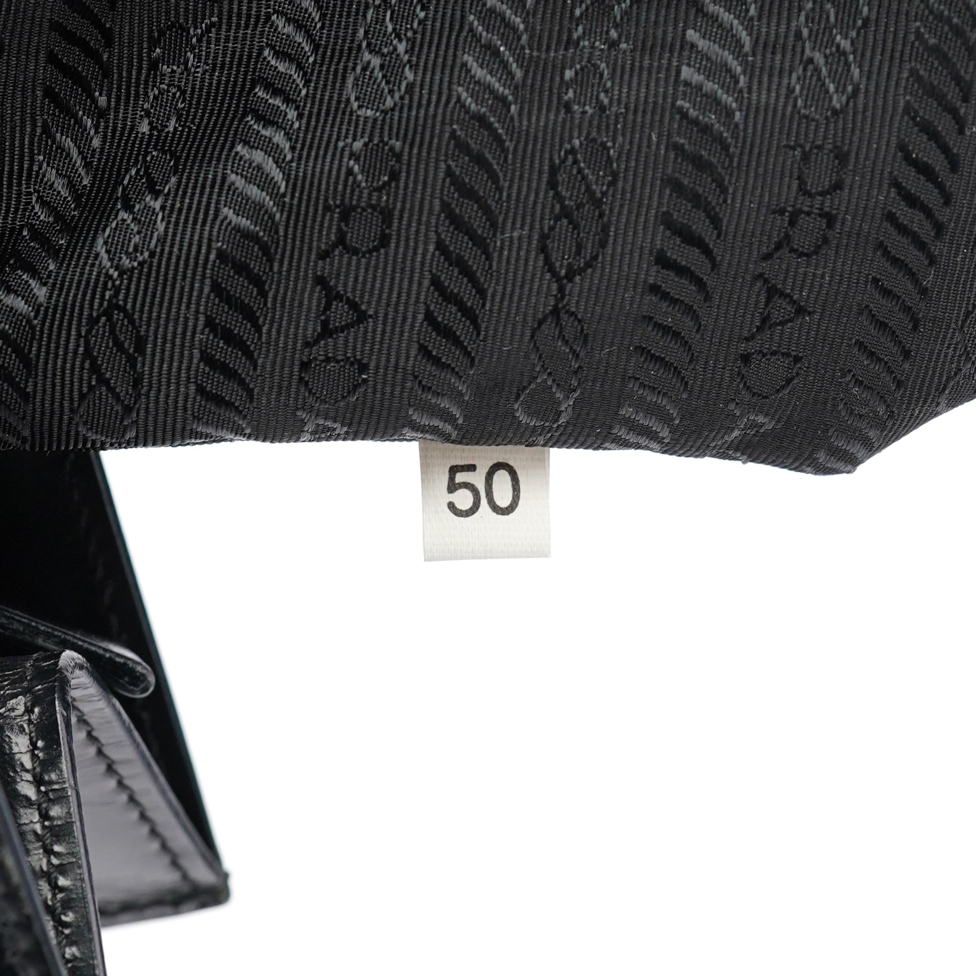1995 Black Spazzolato Tote Bag