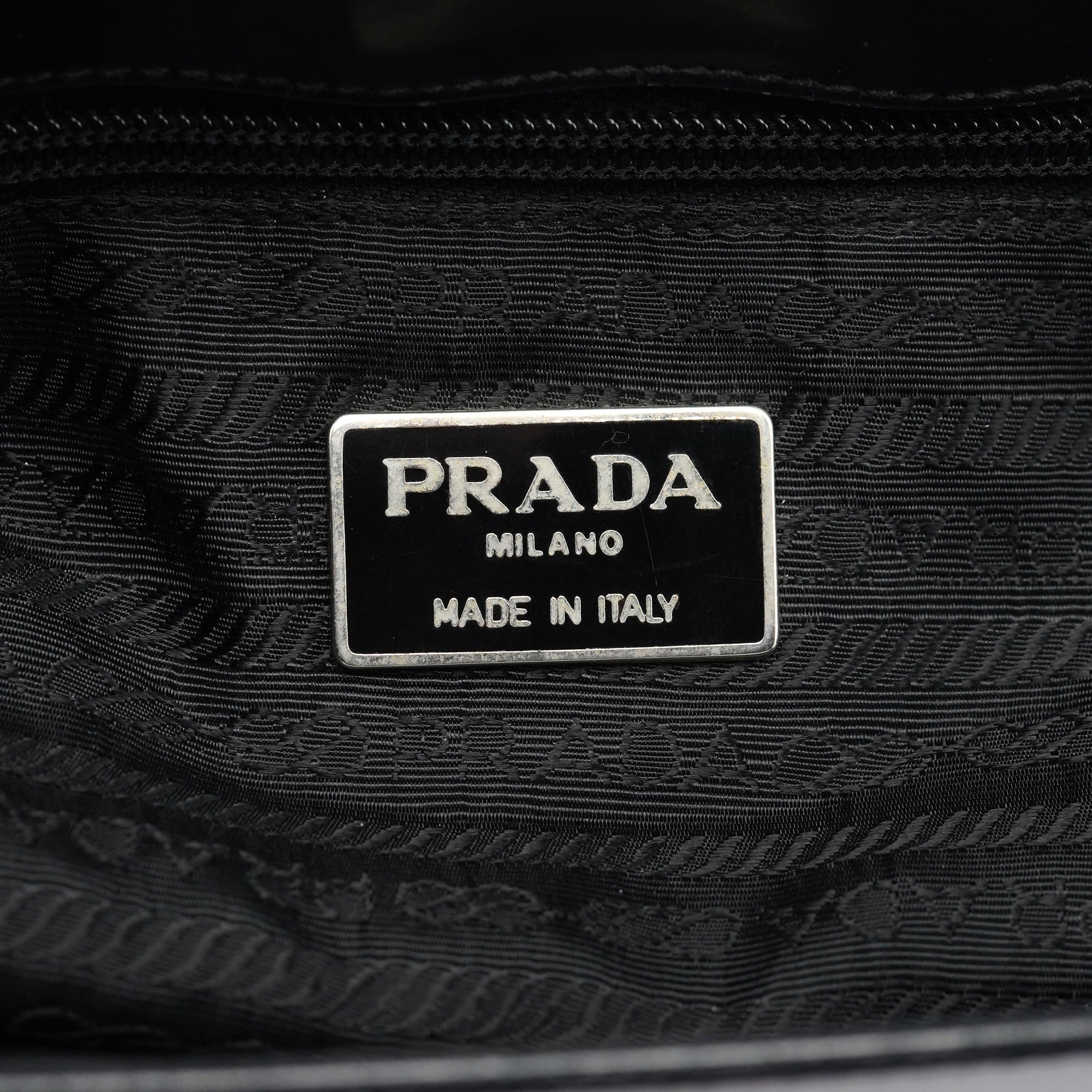 1995 Black Spazzolato Tote Bag