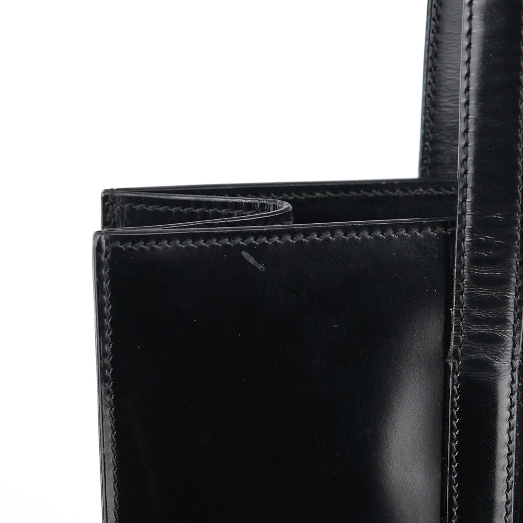 1995 Black Spazzolato Tote Bag