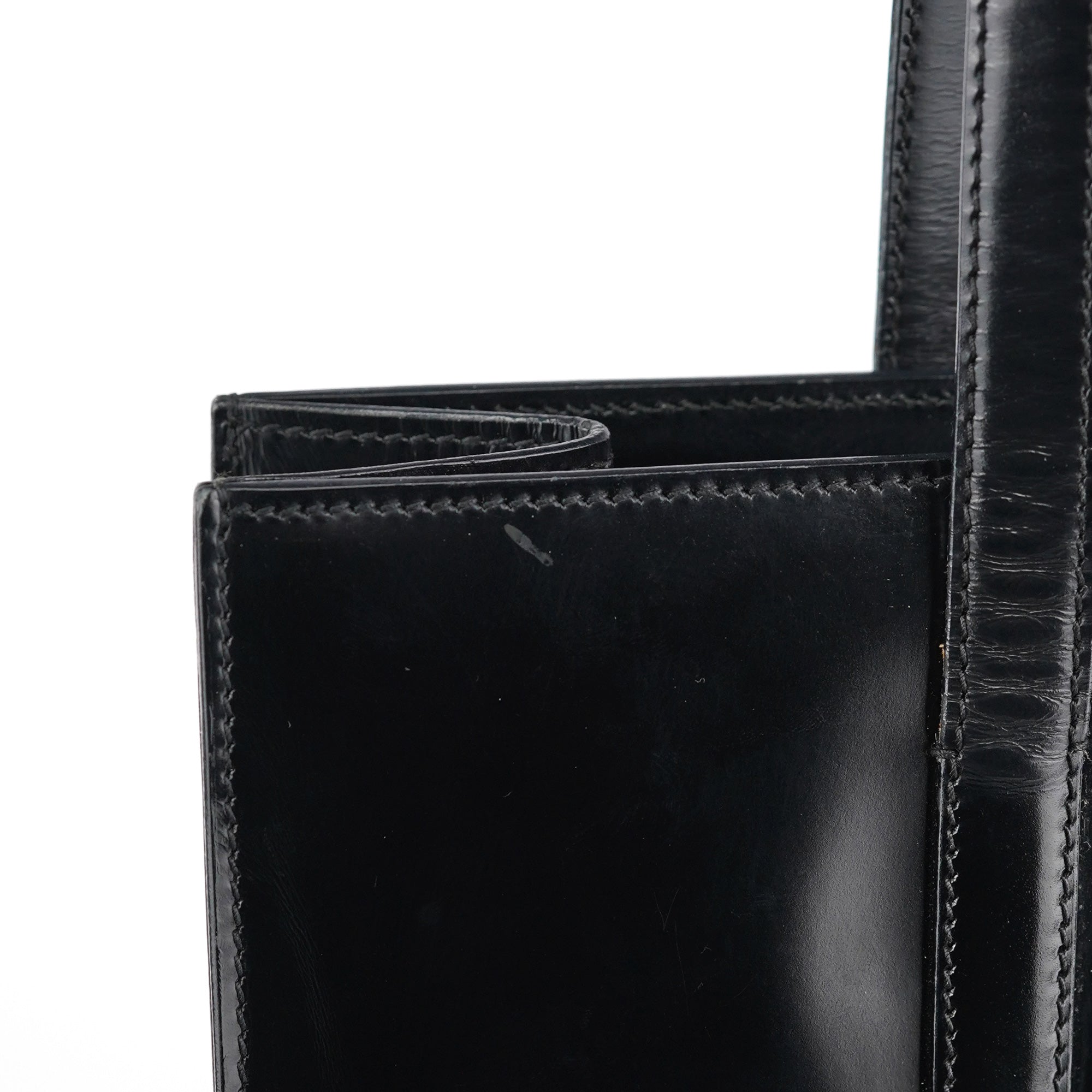 1995 Black Spazzolato Tote Bag