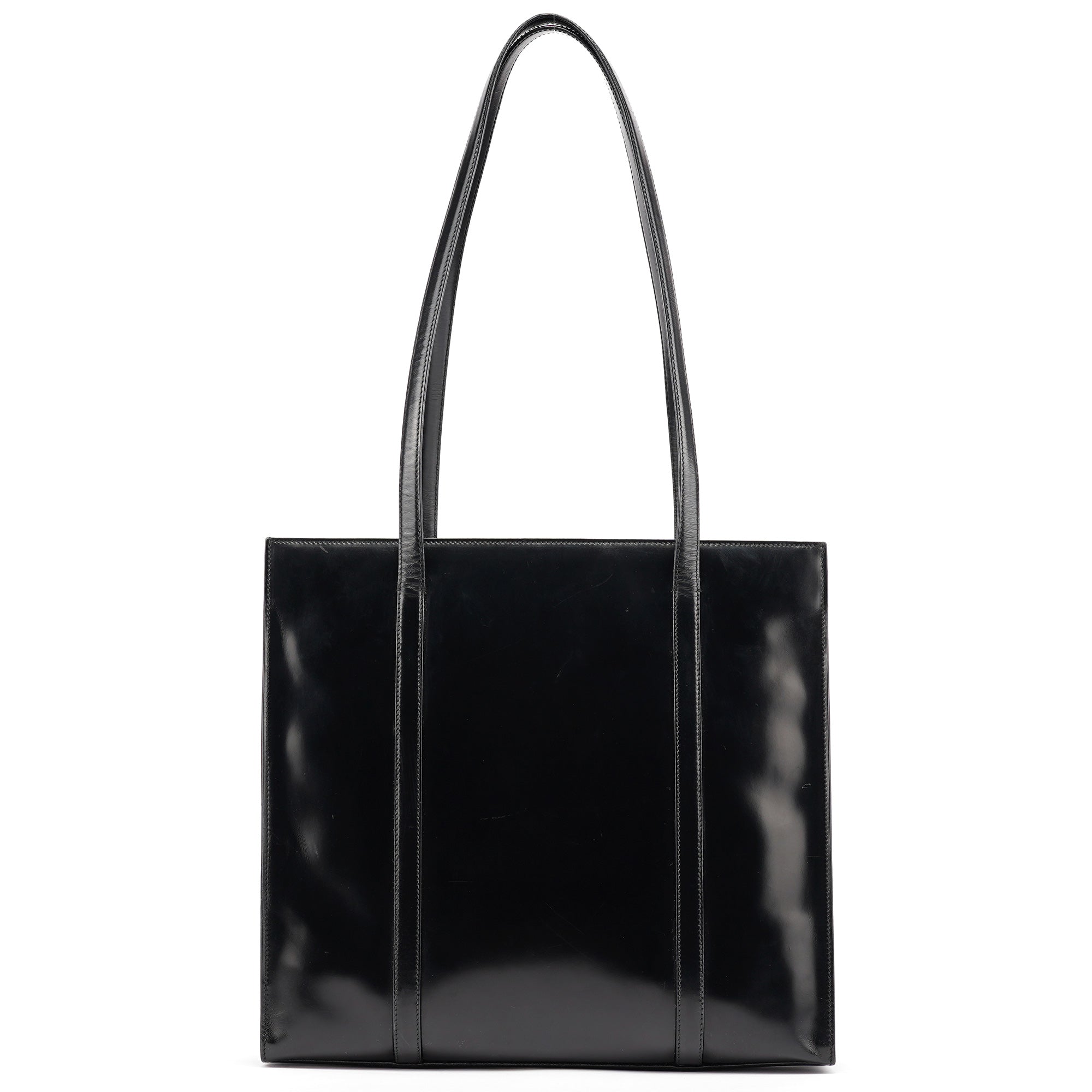 1995 Black Spazzolato Tote Bag