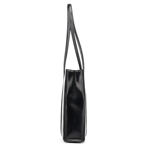 1995 Black Spazzolato Tote Bag