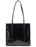 1995 Black Spazzolato Tote Bag