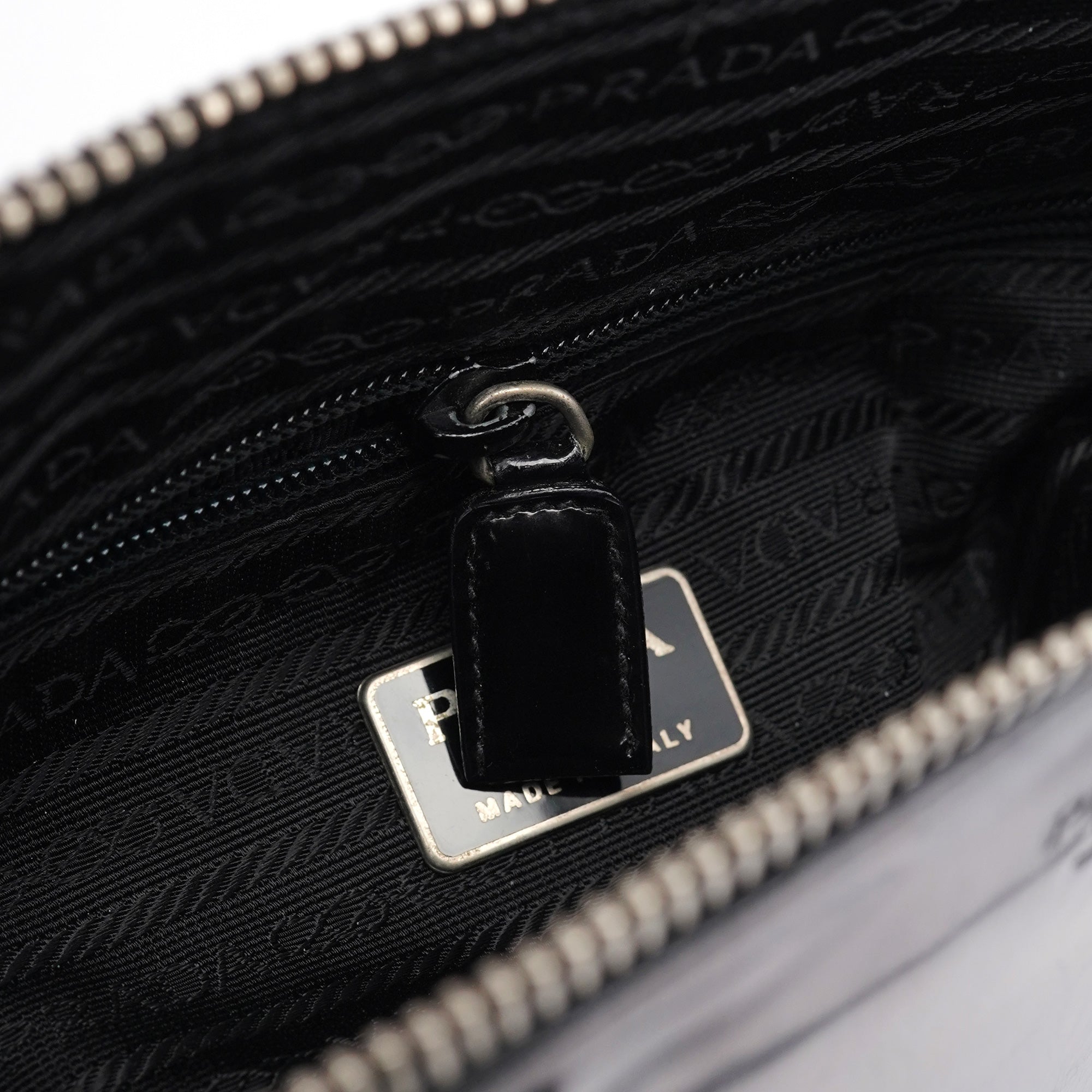 1995 Black Spazzolato Tote Bag