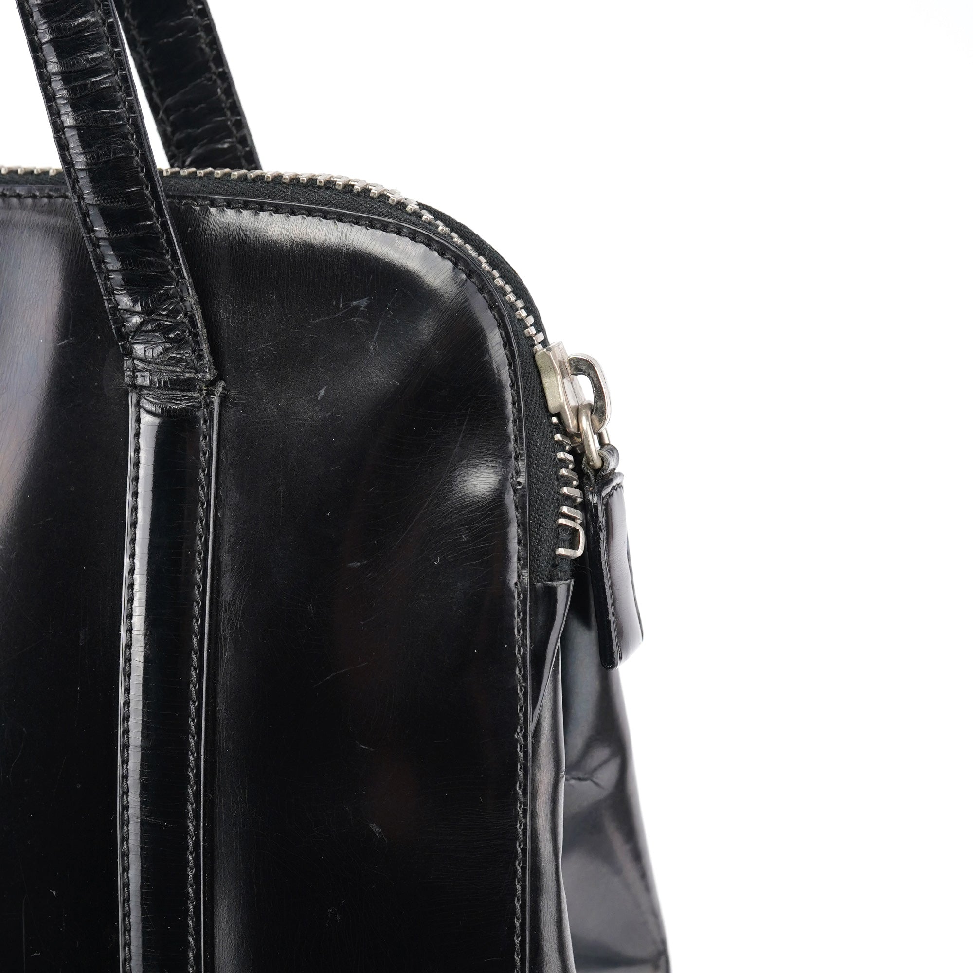 1995 Black Spazzolato Tote Bag