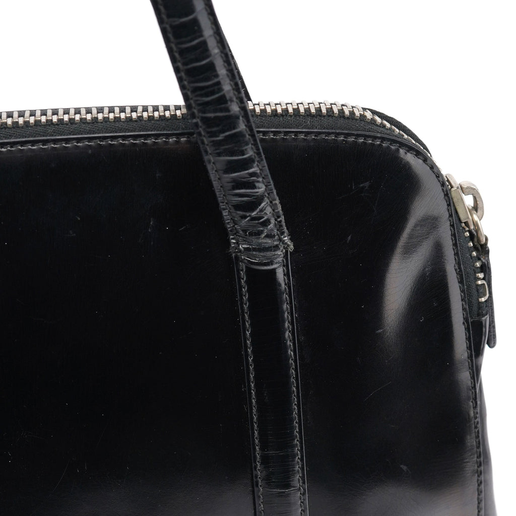 1995 Black Spazzolato Tote Bag