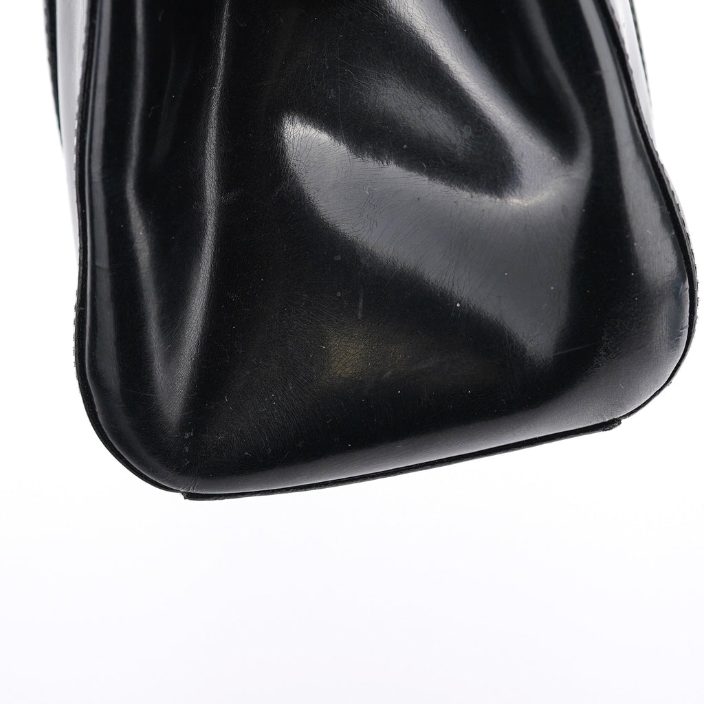1995 Black Spazzolato Tote Bag