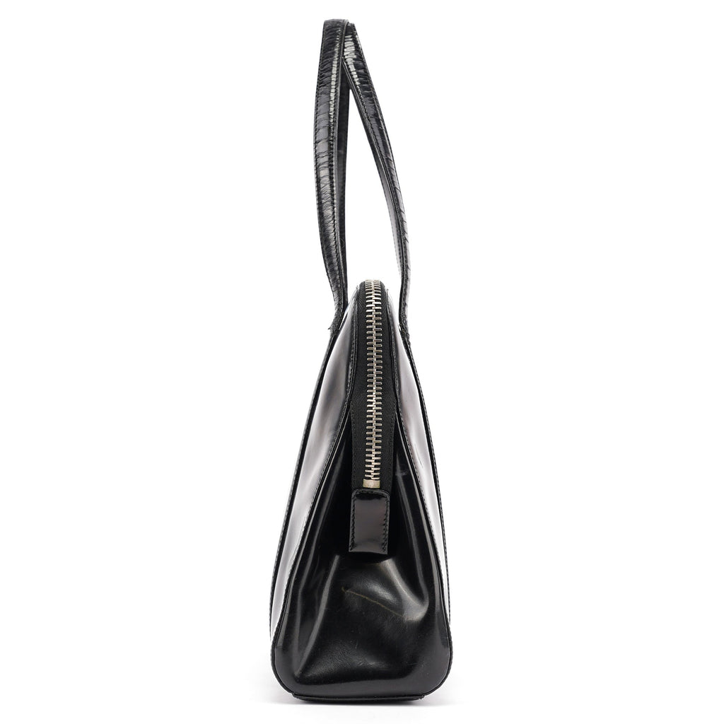 1995 Black Spazzolato Tote Bag