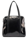1995 Black Spazzolato Tote Bag