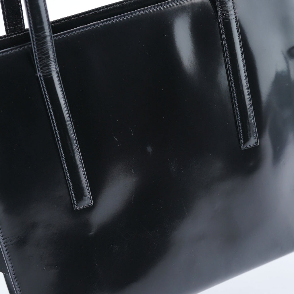 1995 Black Spazzolato Tote Bag