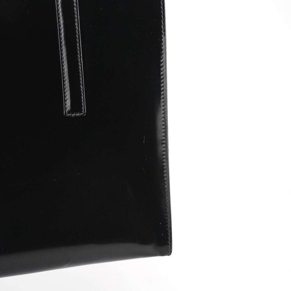 1995 Black Spazzolato Tote Bag