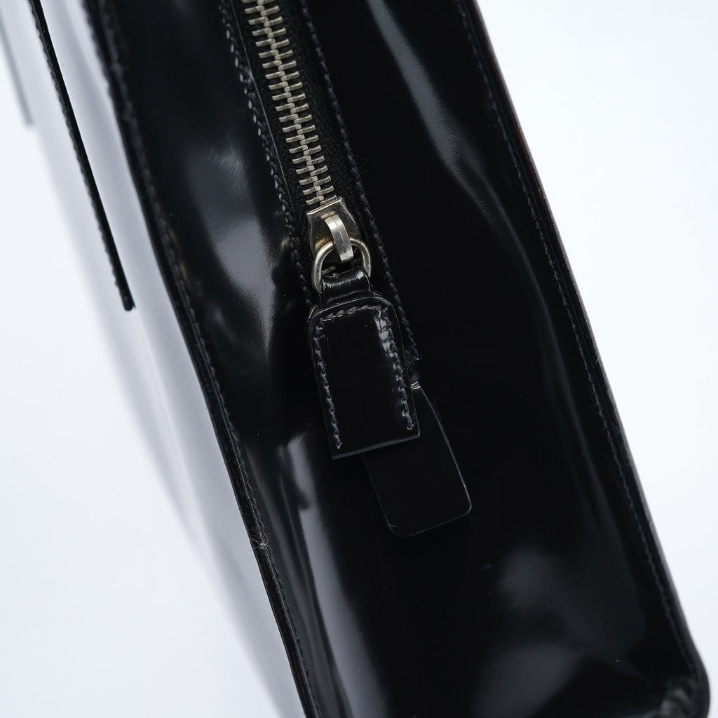 1995 Black Spazzolato Tote Bag