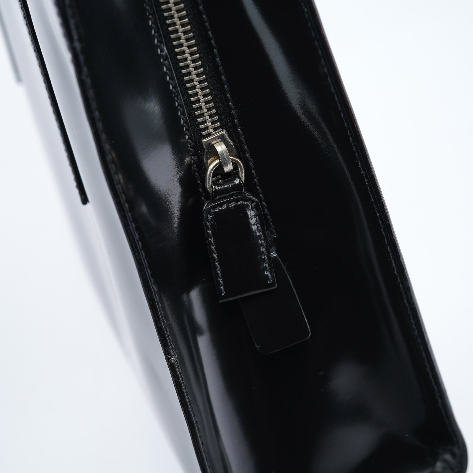 1995 Black Spazzolato Tote Bag