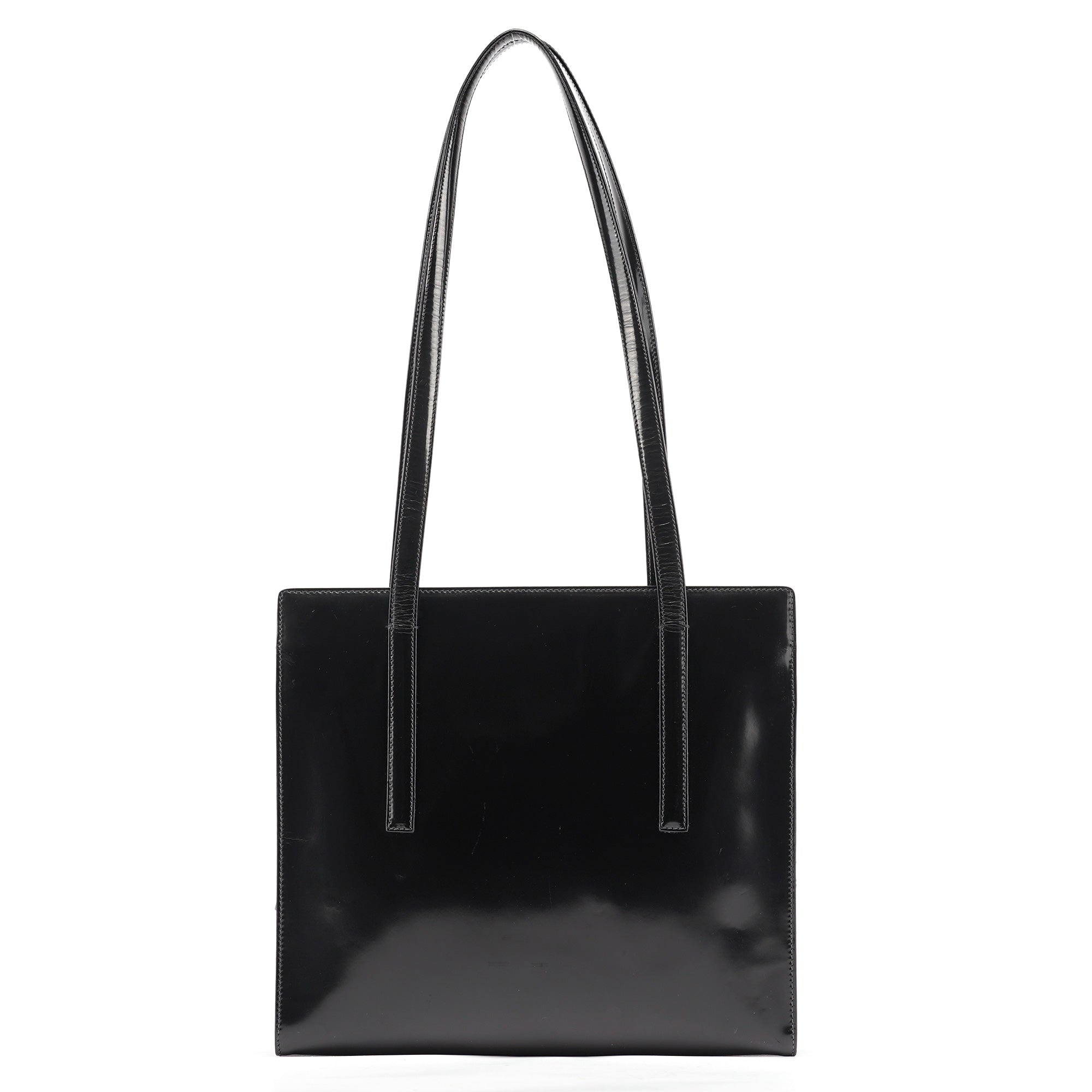 1995 Black Spazzolato Tote Bag