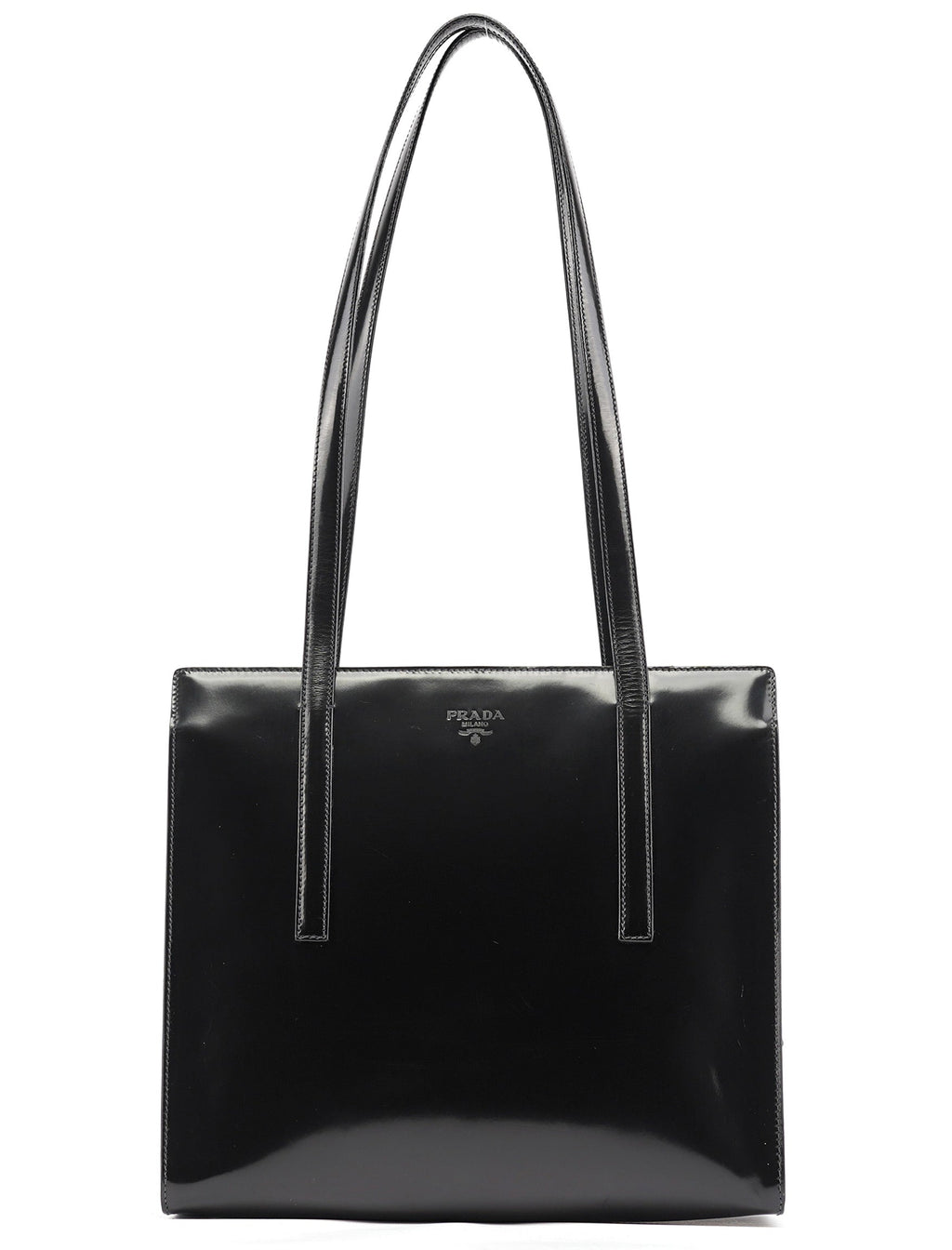 1995 Black Spazzolato Tote Bag