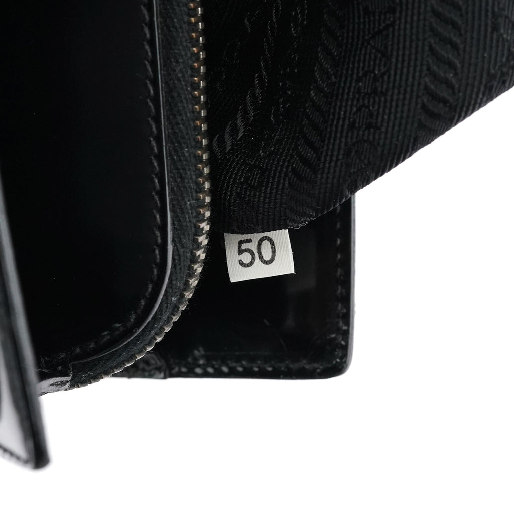1995 Black Spazzolato Tote Bag