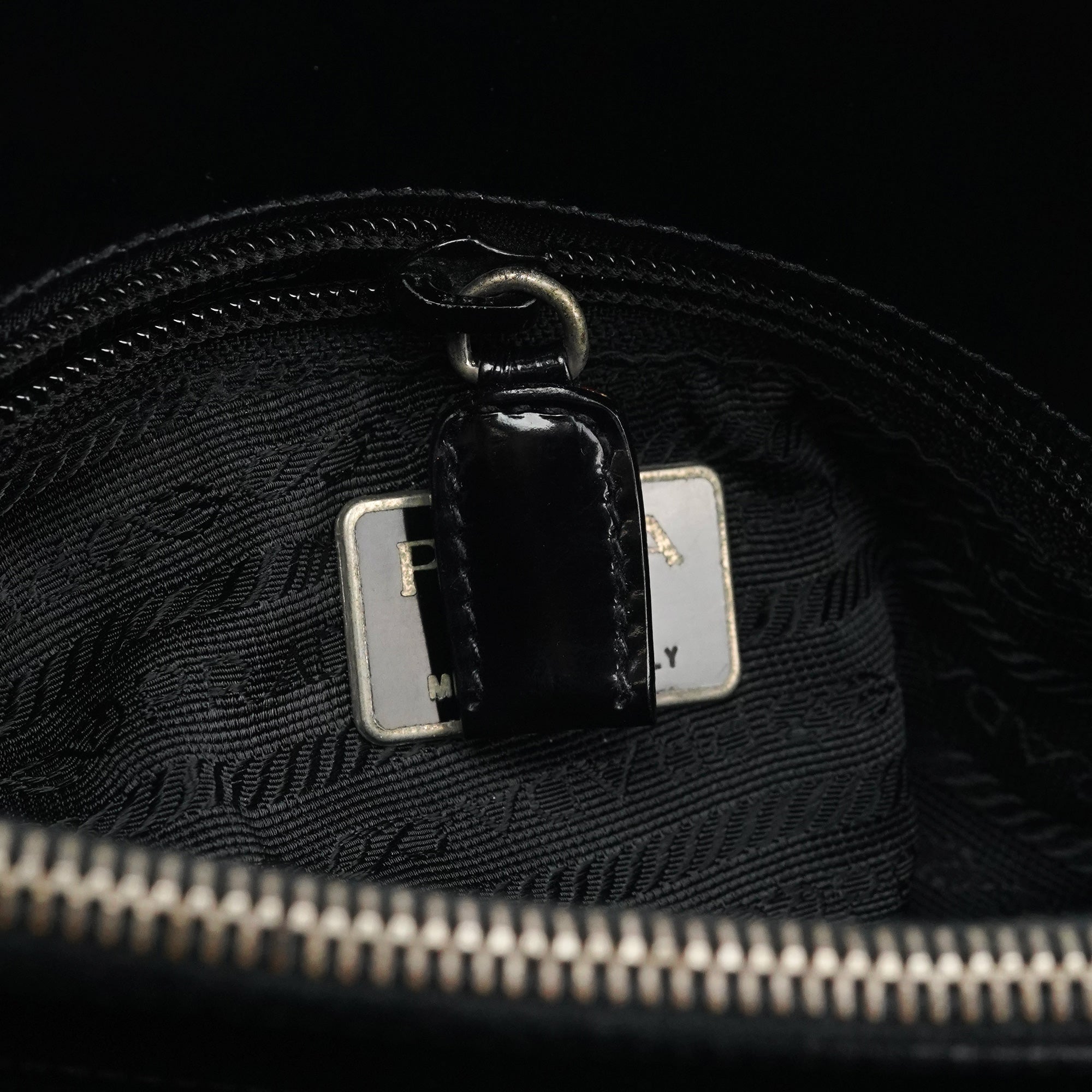 1995 Black Spazzolato Tote Bag