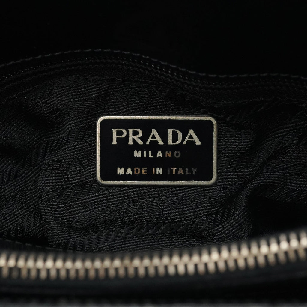 1995 Black Spazzolato Tote Bag