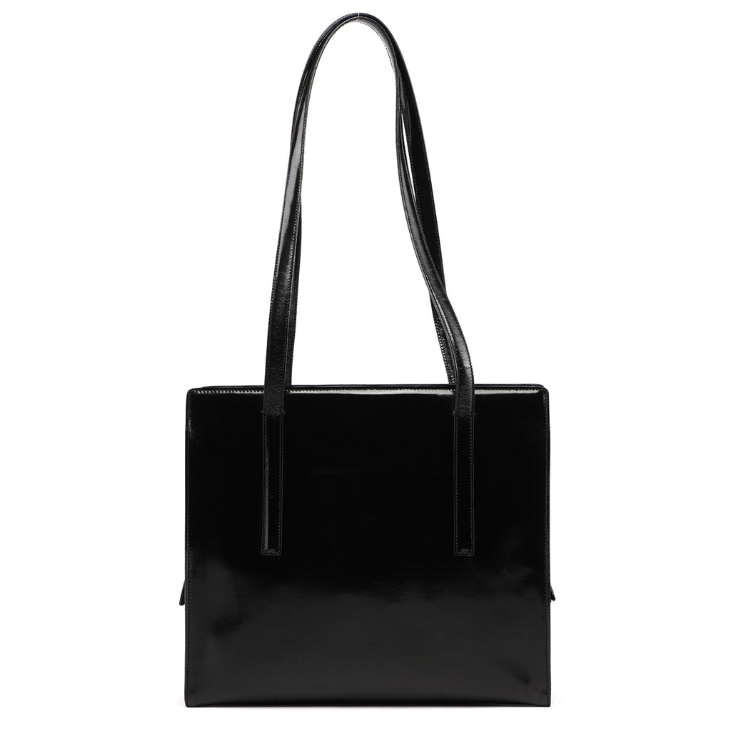 1995 Black Spazzolato Tote Bag