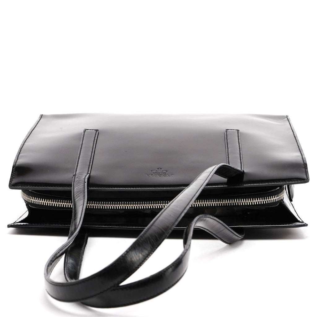 1995 Black Spazzolato Tote Bag