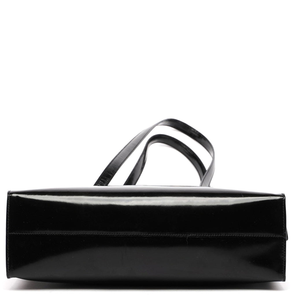 1995 Black Spazzolato Tote Bag