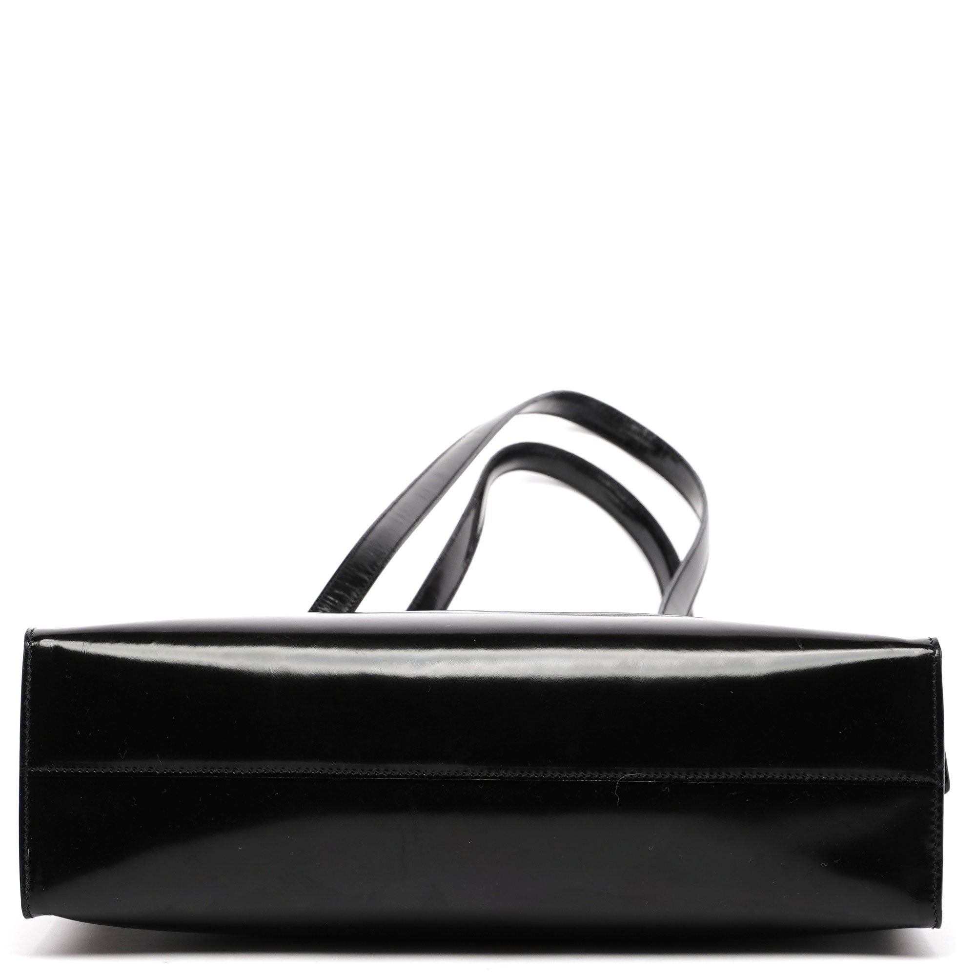 1995 Black Spazzolato Tote Bag