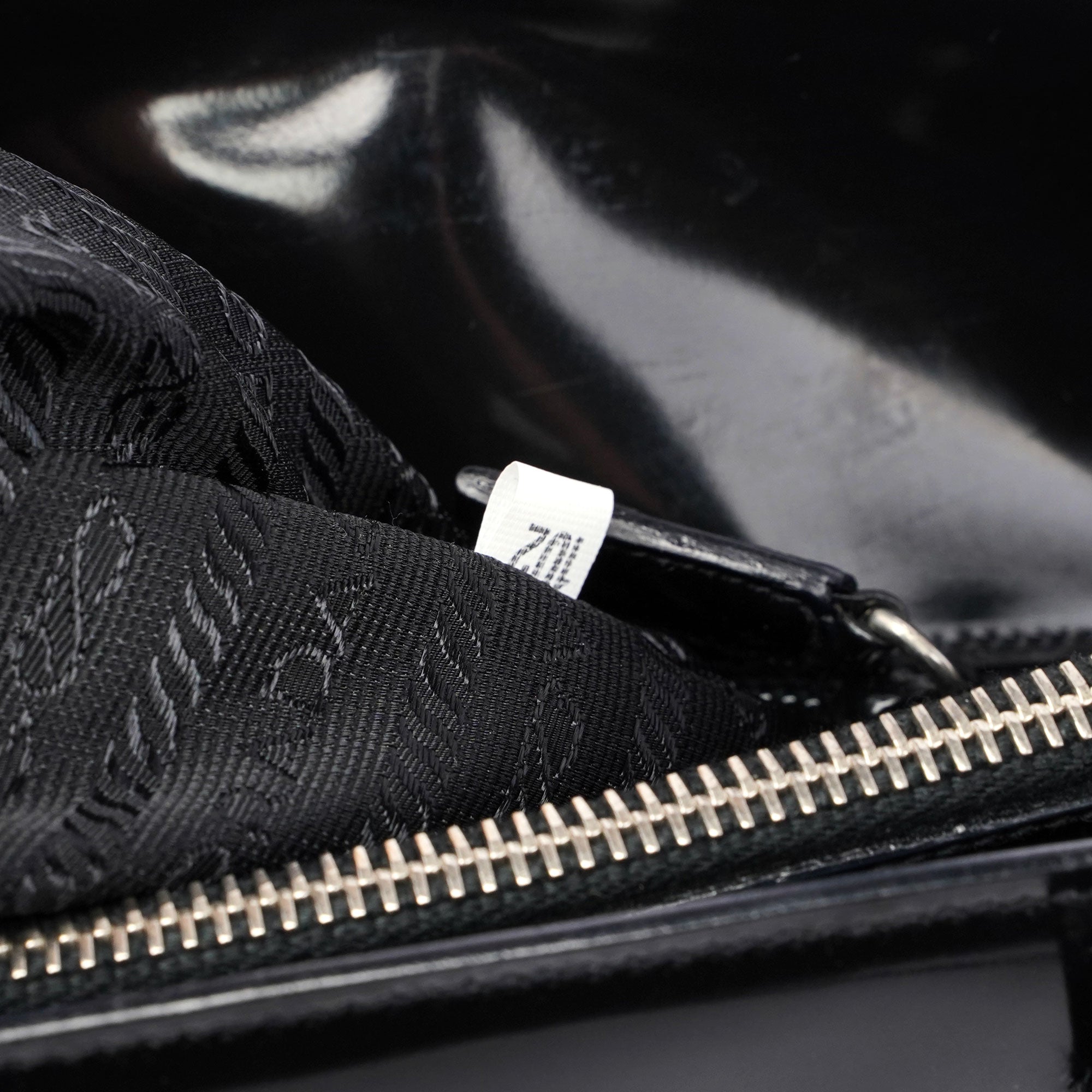 1995 Black Spazzolato Tote Bag