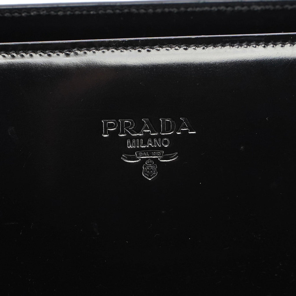 1995 Black Spazzolato Tote Bag