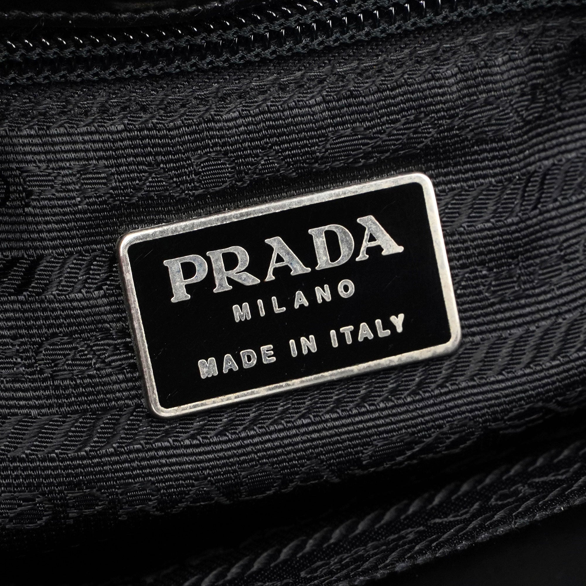1995 Black Spazzolato Tote Bag