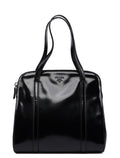 1995 Black Spazzolato Tote Bag