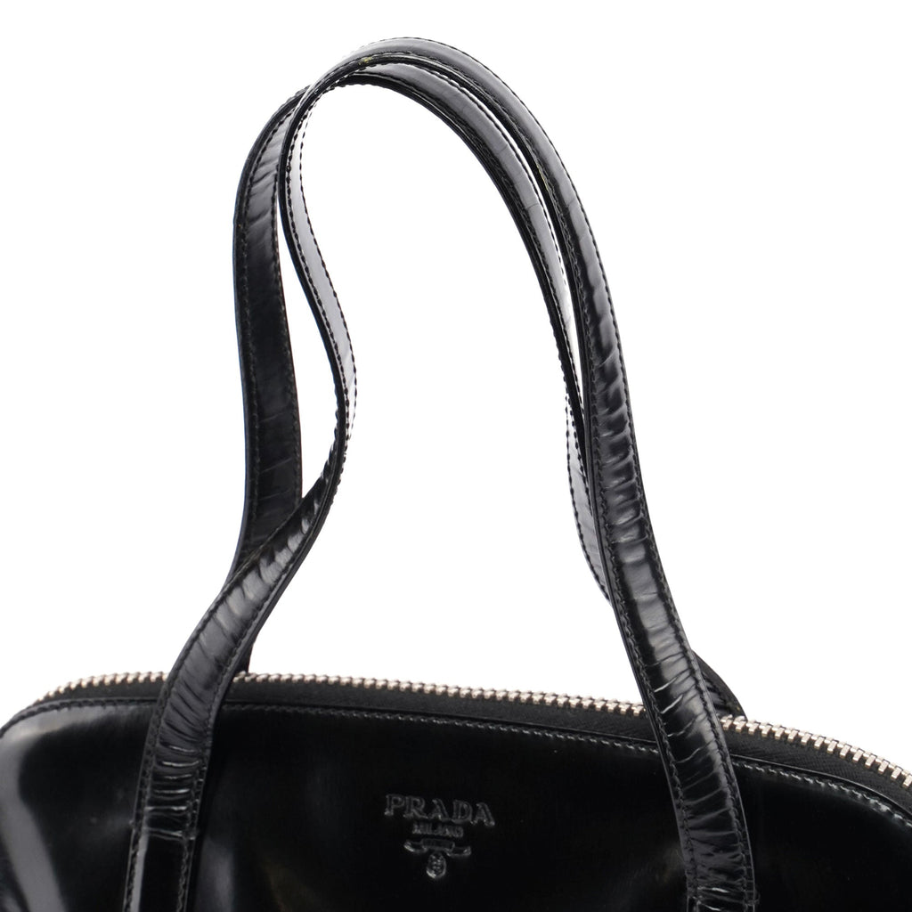 1995 Black Spazzolato Tote Bag
