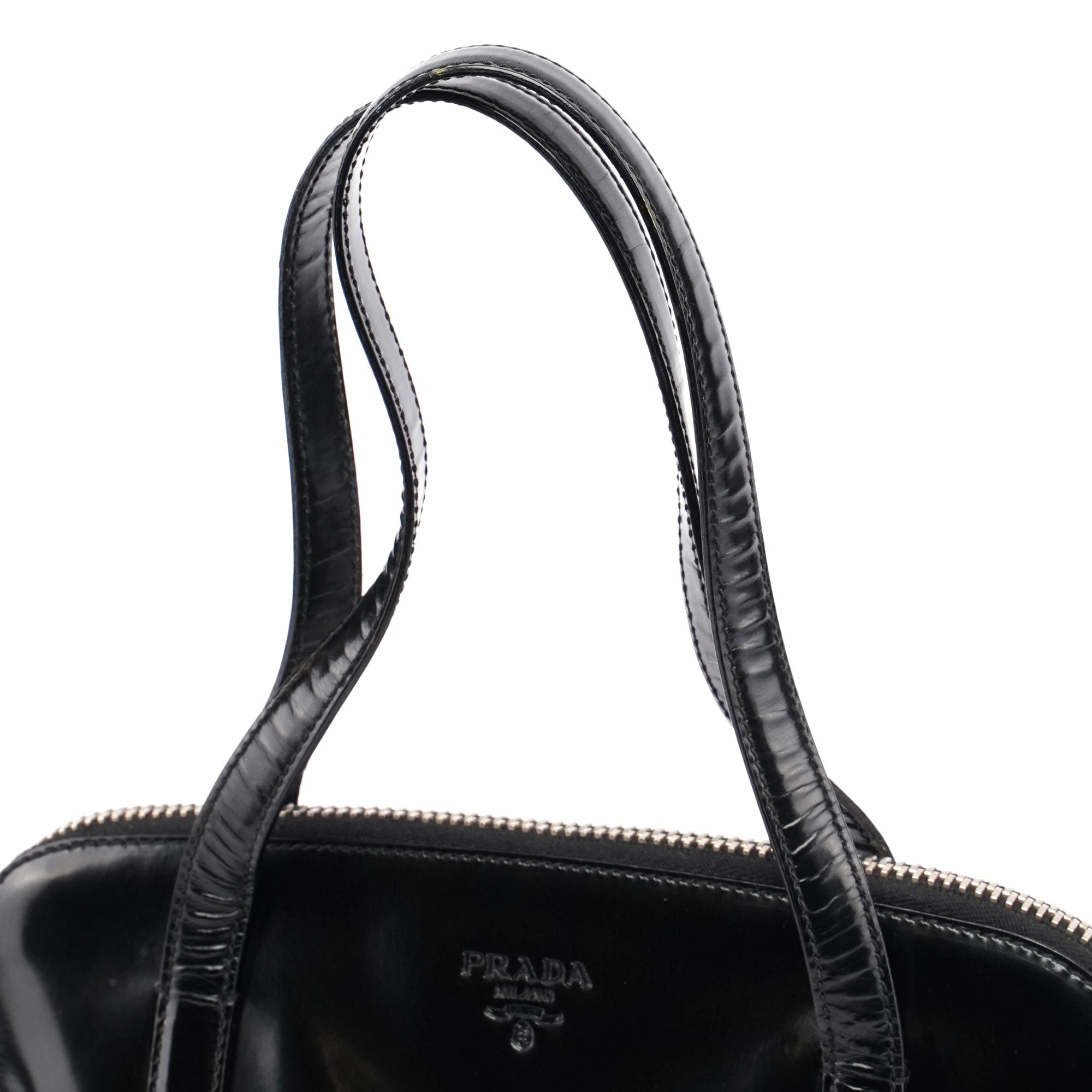 1995 Black Spazzolato Tote Bag
