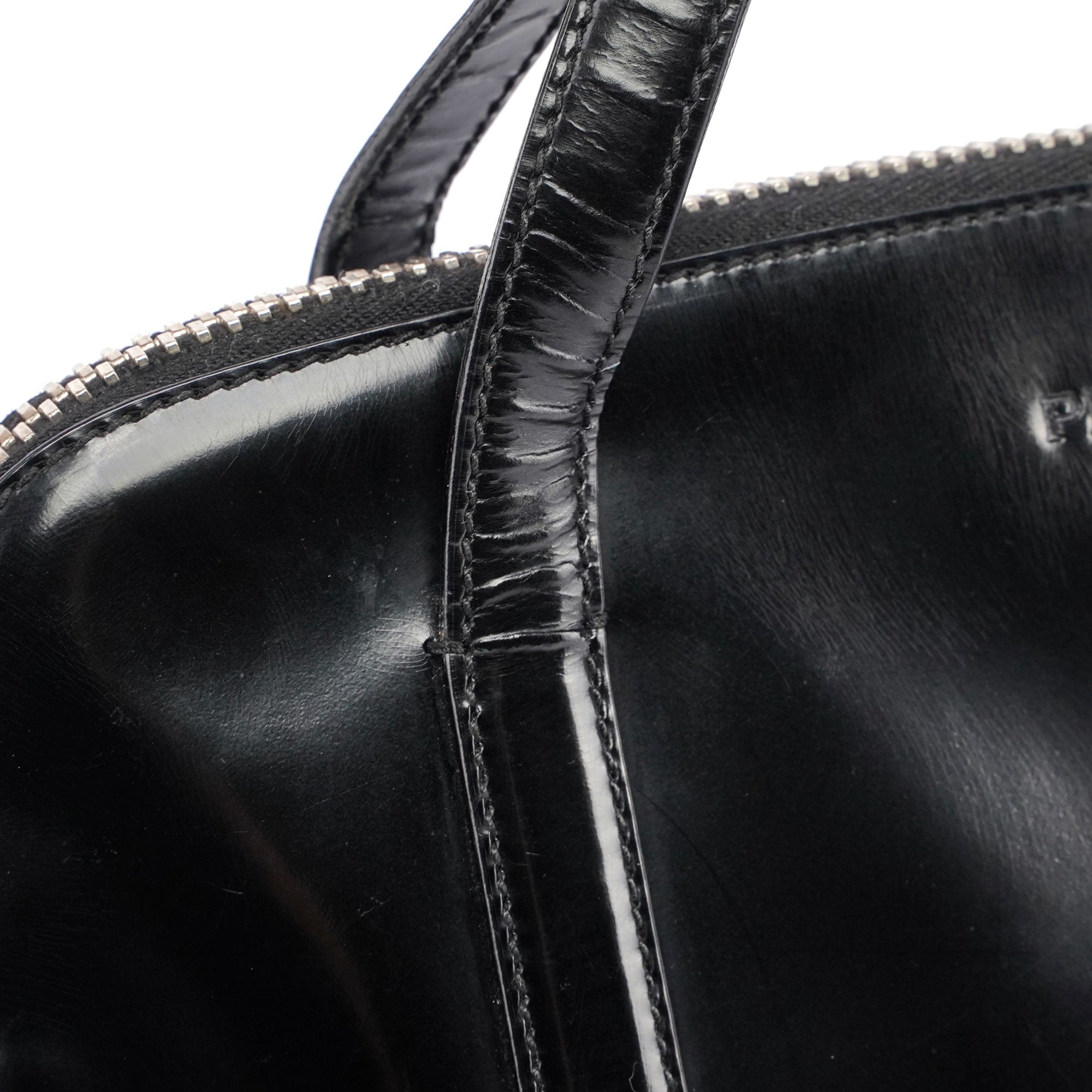 1995 Black Spazzolato Tote Bag