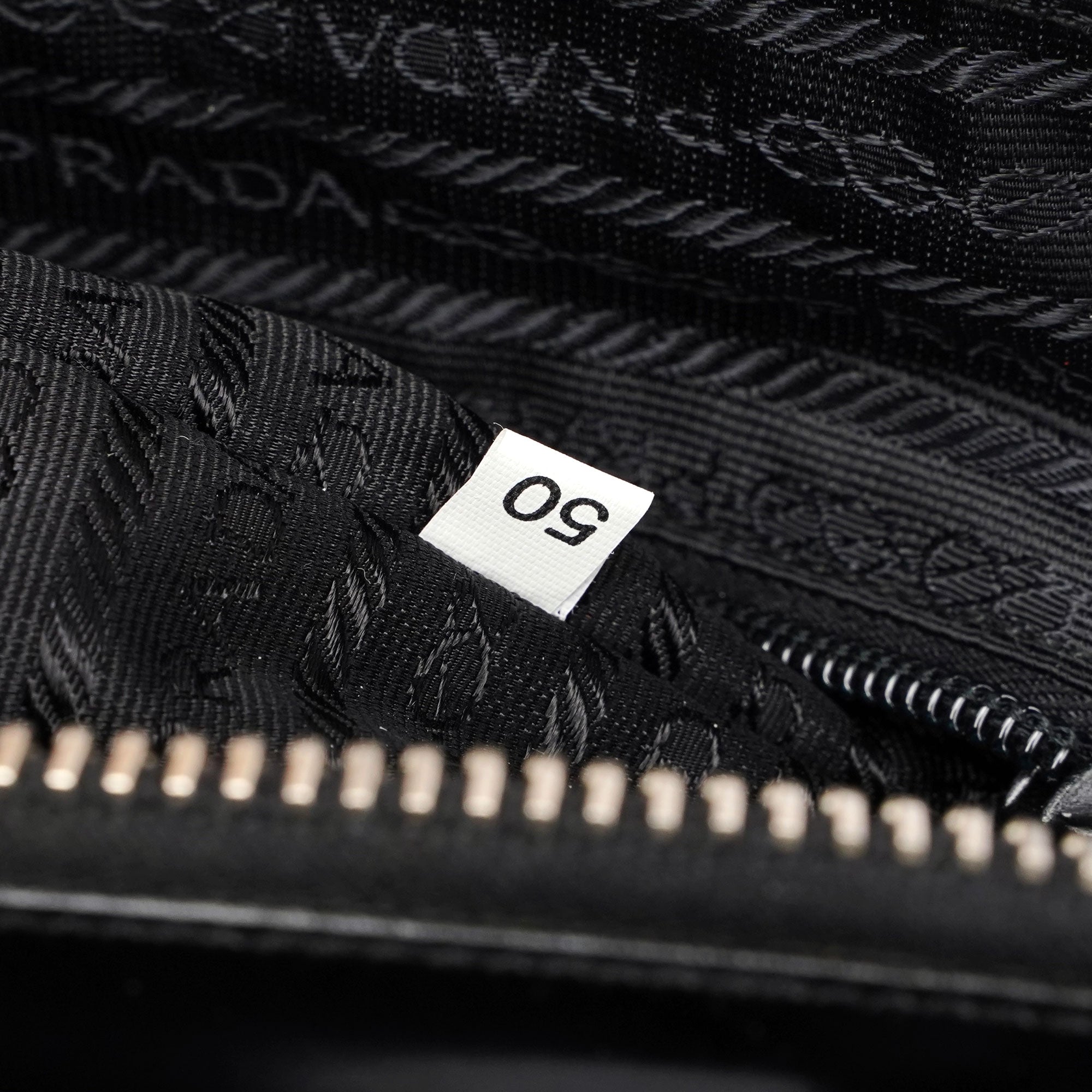 1995 Black Spazzolato Tote Bag