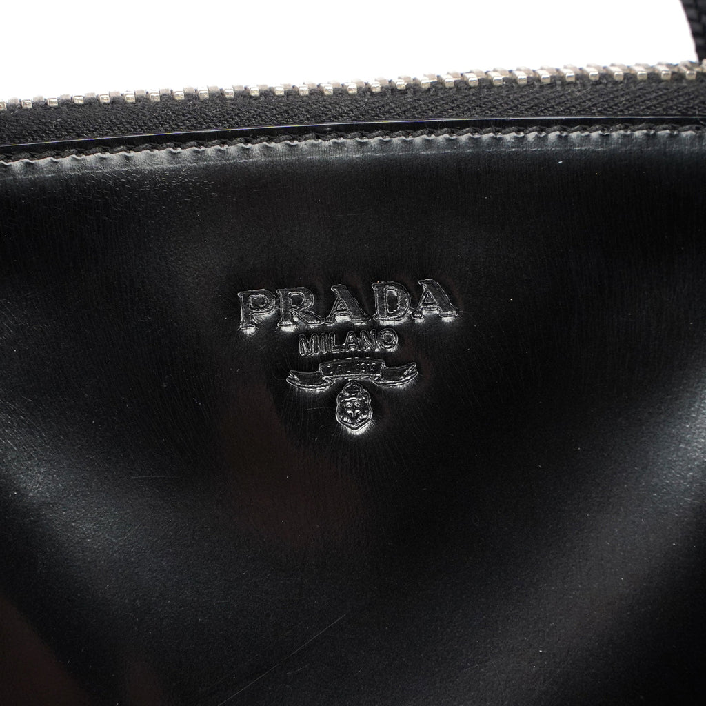 1995 Black Spazzolato Tote Bag