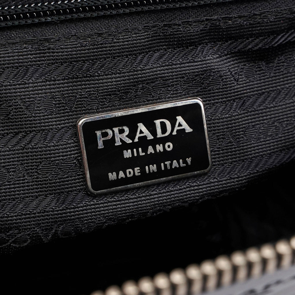 1995 Black Spazzolato Tote Bag