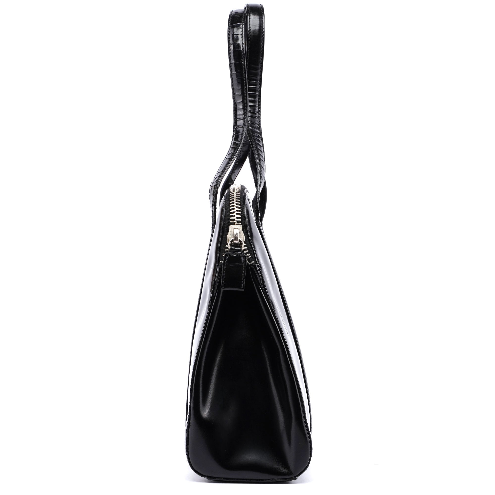 1995 Black Spazzolato Tote Bag