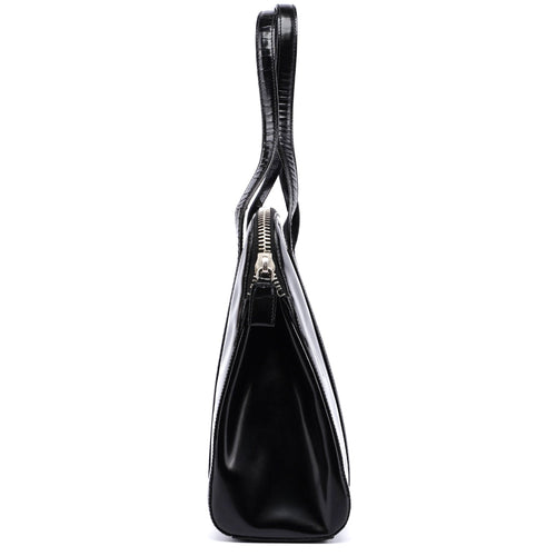 1995 Black Spazzolato Tote Bag